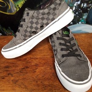 Vans Checkerd Unisex Kids Slip On Shoes